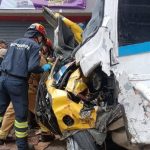 Así ocurrió el accidente causado por un bus urbano de Guayaquil en Cuenca y que dejó cinco muertos.