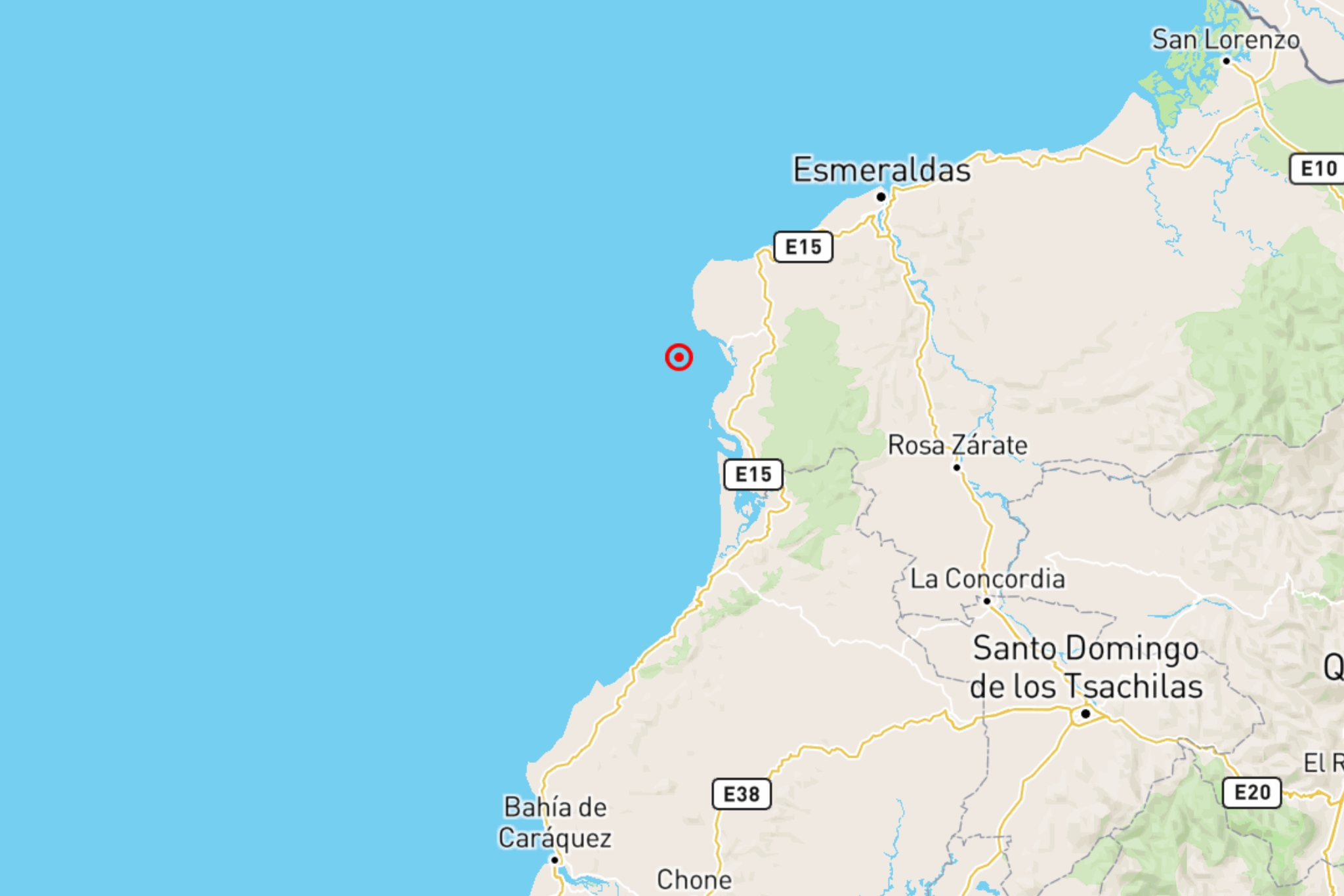 Dos sismos se registraron en Esmeraldas en menos de seis horas.