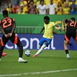 Eliminatorias. Brasil le gana 2 a 1 a Colombia, sobre la hora, con una genialidad de Vinícius Júnior