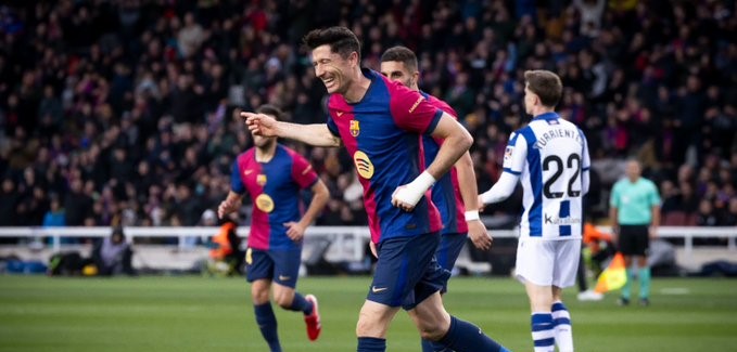 FC Barcelona venció con autoridad a Real Sociedad y se afianza en la cima
