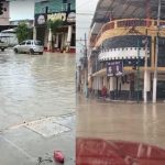 Fuertes lluvias provocan inundaciones en varias zonas de la capital de Manabí