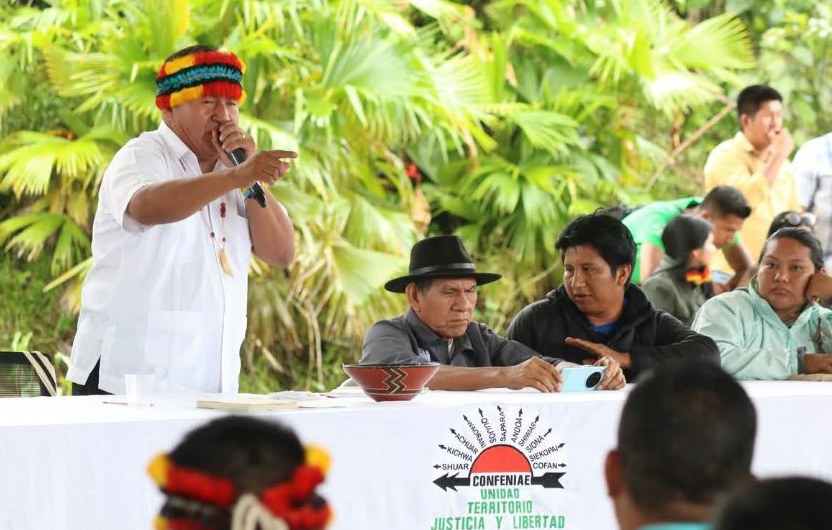La Confederación de Nacionalidades Indígenas de la Amazonía (Confeniae) anunció su apoyo a Daniel Noboa para la segunda vuelta electoral.