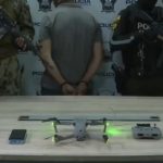 Los secuestradores utilizaban un dron para vigilar el sector , donde tenían secuestradas a once personas, informó la Policía.