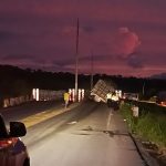 Manabí. Cae plancha del puente provisional de Quimís, en la vía La Pila-Jipijapa
