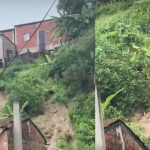 Nuevo deslizamiento de tierra se reportó en la ciudadela Fátima, hay 22 personas afectadas.