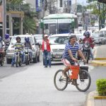La capital manabita registra alto tráfico vehicular en el retorno a casa del jueves, 13 de marzo