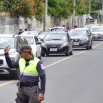 Estado del tráfico vehicular a la hora del almuerzo, de este jueves, 13 de marzo