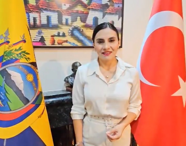 Verónica Abad, vicepresidenta de Ecuador, llegó a Ankara, Turquía, para cumplir una misión asignada por el presidente Daniel Noboa.