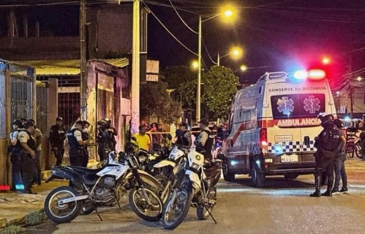 Sicarios mataron a un hombre y una mujer durante festejo de Carnaval en Machala, El Oro.