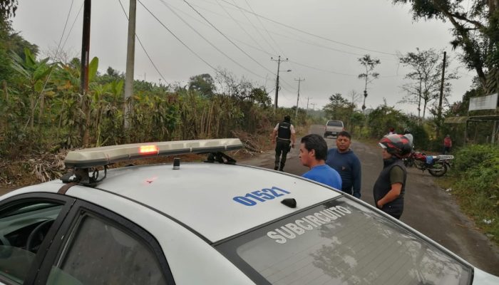 Vía de accceso al penal Bellavista de Santo Domingo
