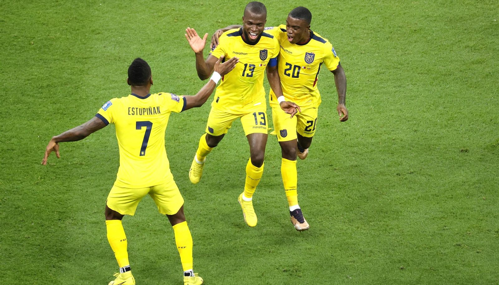 Enner Valencia celebra el gol Ecuador Qatar