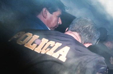 Pedro Castillo, expresidente de la República de Perú cuando fue detenido por la Policía de su país.