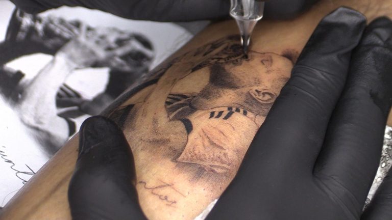 Tatuaje de Messi en Argentina