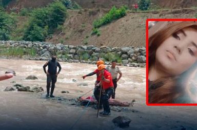 El cadáver de una mujer que tenía ocho meses de embarazo fue hallado en el río Calera del cantón Piñas, provincia de El Oro.