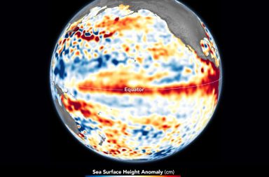 La NASA captó cómo se ve El Niño desde el espacio