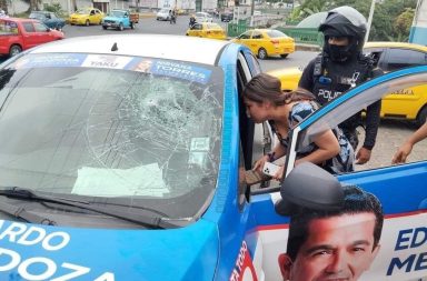 Candidata sufre atentado mientras iba en su vehículo, en Los Ríos