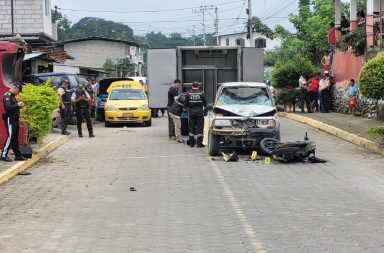 Motociclista murió en accidente Puerto Limón Santo Domingo