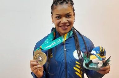 La primera medalla de oro en los Juegos Panamericanos de Santiago 2023, para Ecuador, la logró Angie Palacios.