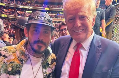 Foto de Chito Vera con Donald Trump.