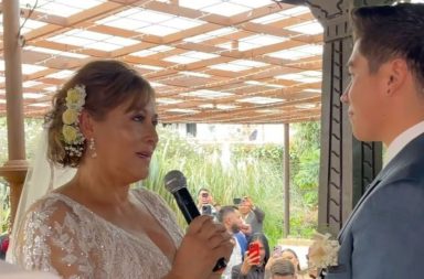 ¡Contra todo pronóstico! Alina Lozano y Jim Velásquez se casaron