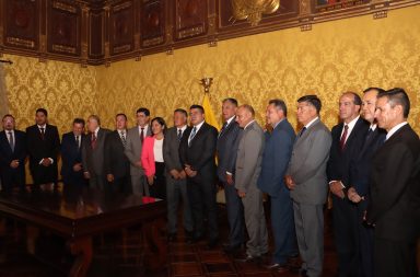 El presidente Daniel Noboa posesionó de manera oficial a los Gobernadores del país