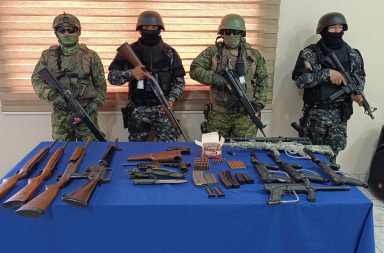 Armas incautadas en Santo Domingo en el 2023