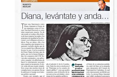 El artículo de Roberto Aguilar sobre Diana Atamaint