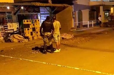 Dos hombres murieron tras ser atacados a balazos en el cantón Tosagua, centro de la provincia de Manabí.