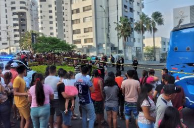 Agente de tránsito herido en Manta