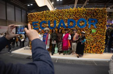 Ecuador, país socio de Fitur 2024, impulsa su turismo con el mayor estand de su historia