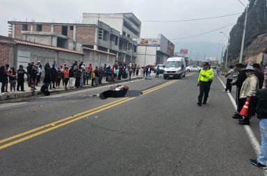 Dos muertos durante accidente de tránsito en Riobamba