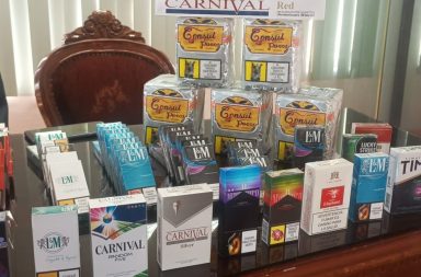 Cigarillos ilegales incautados por Arcsa en Ecuador