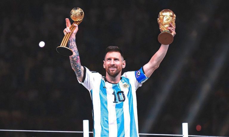 El delantero argentino Leo Messi se lleva el premio The Best 2023