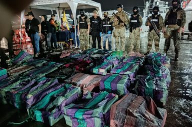Más de una tonelada de droga incautó el Bloque de seguridad en Manabí