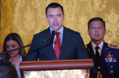 El Gobierno de Ecuador atacará a los "terroristas de cuello blanco", aseveró el Presidente de la República Daniel Noboa.