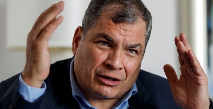 Rafael Correa dijo que está deprimido.