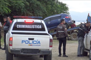 Policía carro Brigitte García disparos San Vicente