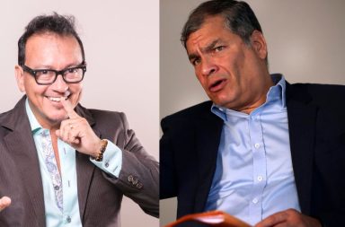 Rafael Correa se enoja por parodia de David Reinoso.