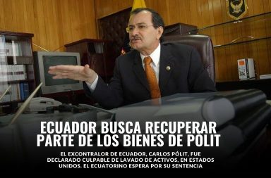 El político ecuatoriano Carlos Pólit tiene varios bienes en Miami y Ecuador reclama la mitad de estos, a través de la Procuraduría General del Estado (PGE).