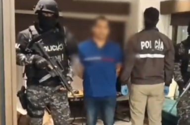 Presuntos líderes de organización delincuencial fueron detenido en varias provincias de Ecuador.
