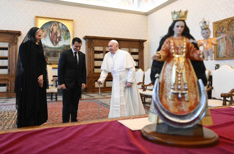 presidente de Ecuador visita al papa Francisco