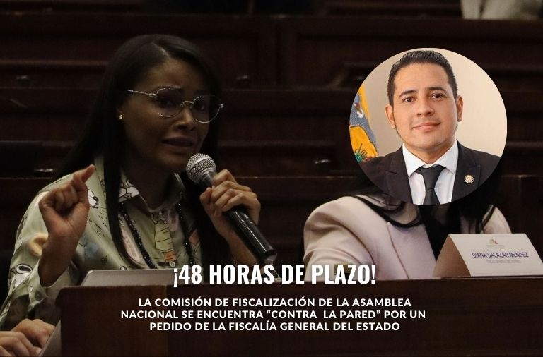 La Comisión de Fiscalización de la Asamblea Nacional (AN) está contra la pared, tras recibir una carta de Diana Salazar, fiscal general de la nación.