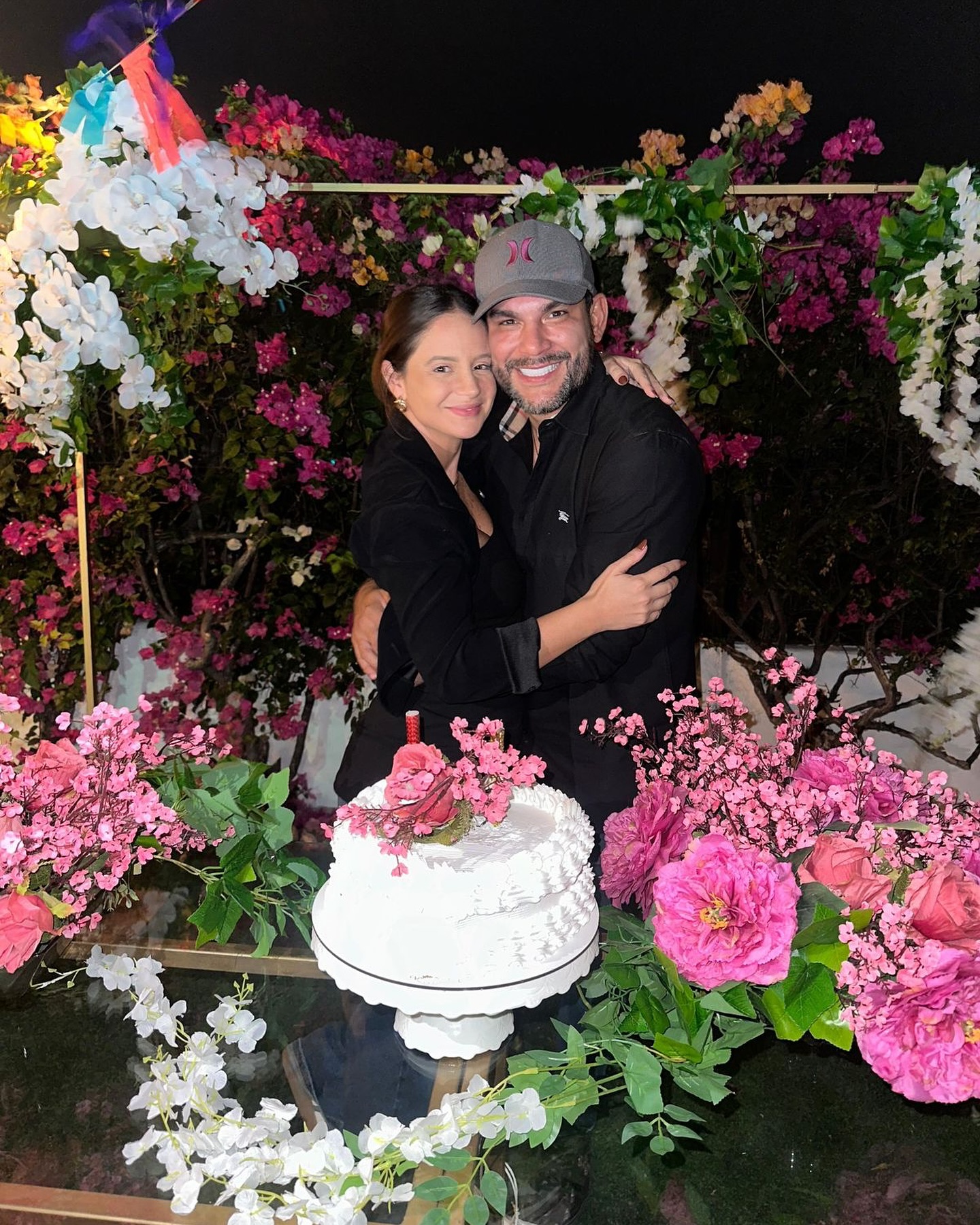 Emilio Pinargote junto a su esposa, Gabriela Piñeyro.