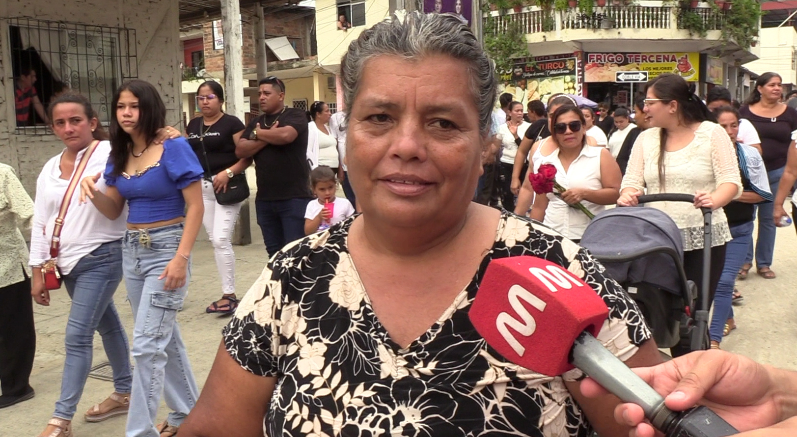 Rosa Benítez, dueña de la cancha de ecuavoley, dice que recordará a Vinces.