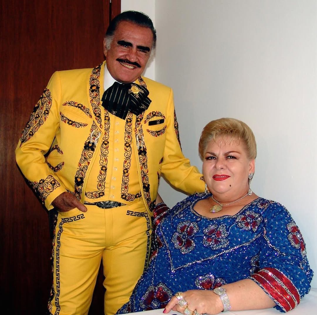 Paquita la del Barrio Vicente Fernández foto famosos México