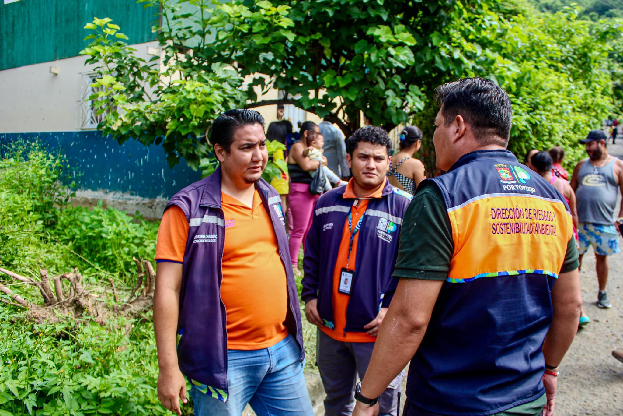Portoviejo. Alcalde Javier Pincay pide al Gobierno que Inmobiliar, MIES y Miduvi ayuden para evacuar a familias en zona de riesgo