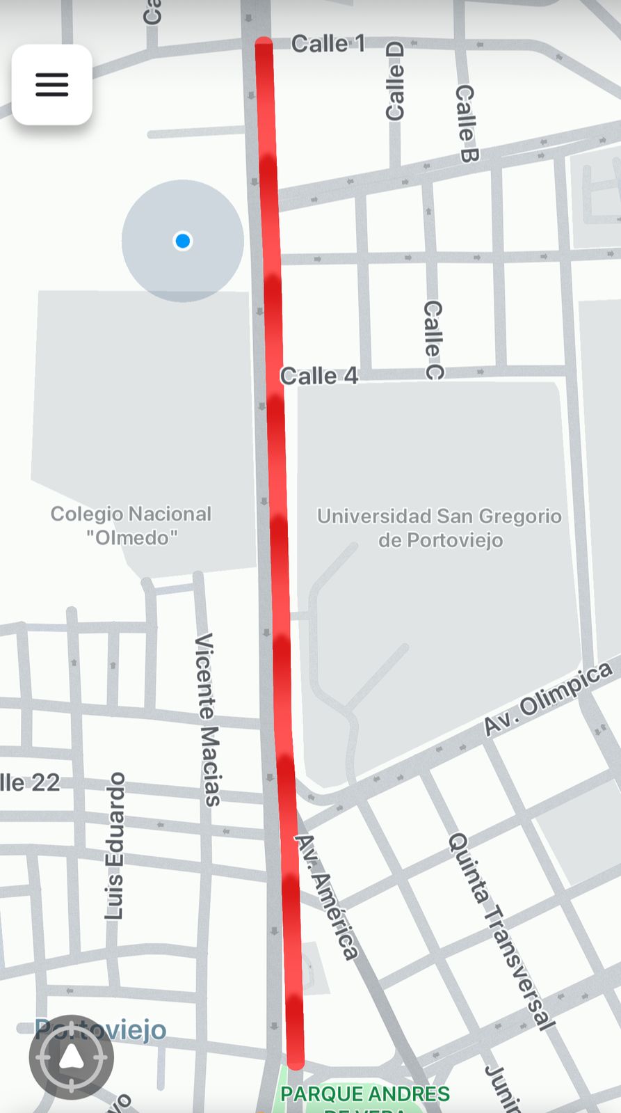 Tráfico vehicular Av. Eloy Alfaro