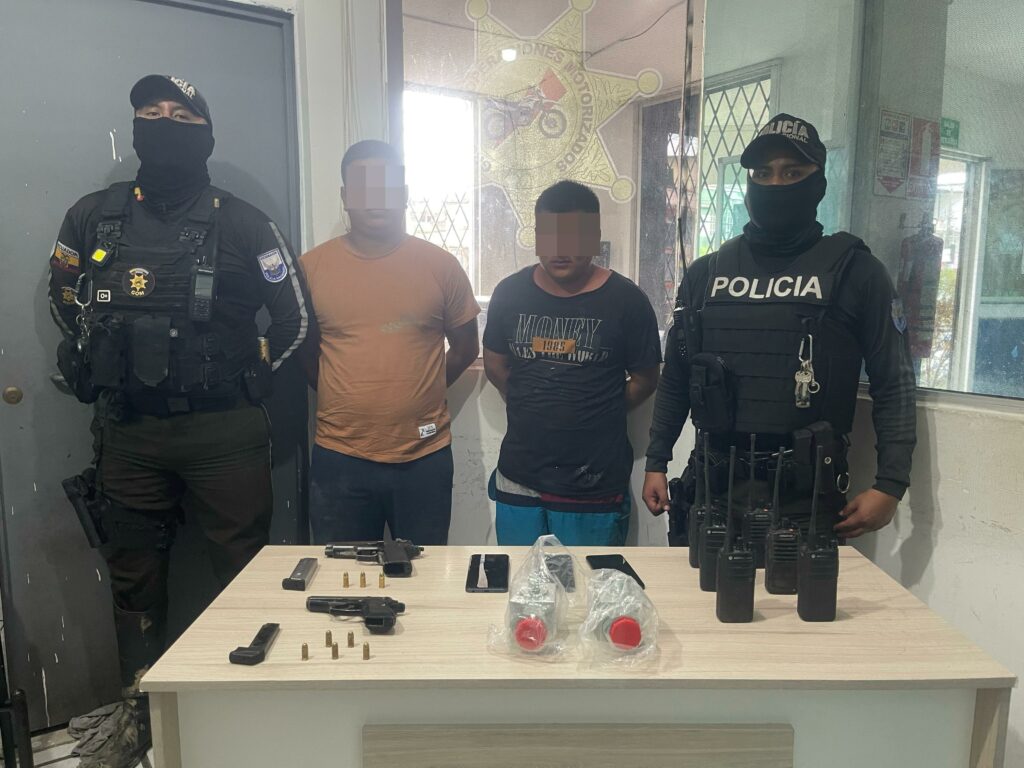 Detenidos por porte de armas y presunto contrabando en La Concordia