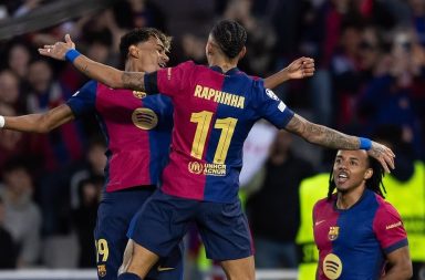 FC Barcelona vence 3-1 a Benfica y avanza a cuartos de final de la Champions League