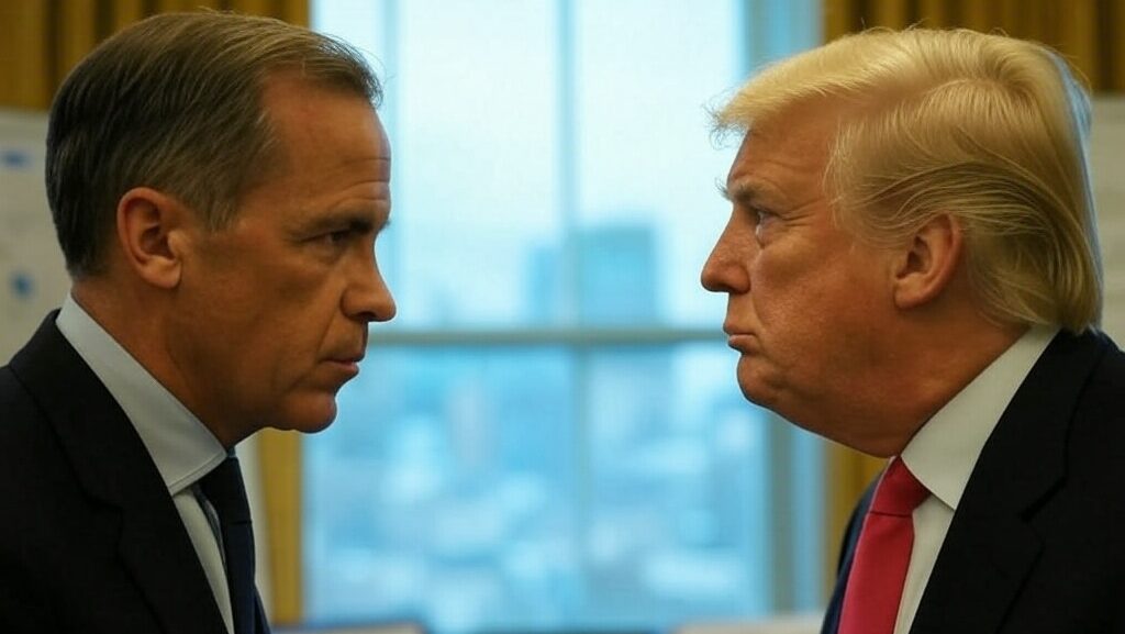 Donald Trump y Mark Carney